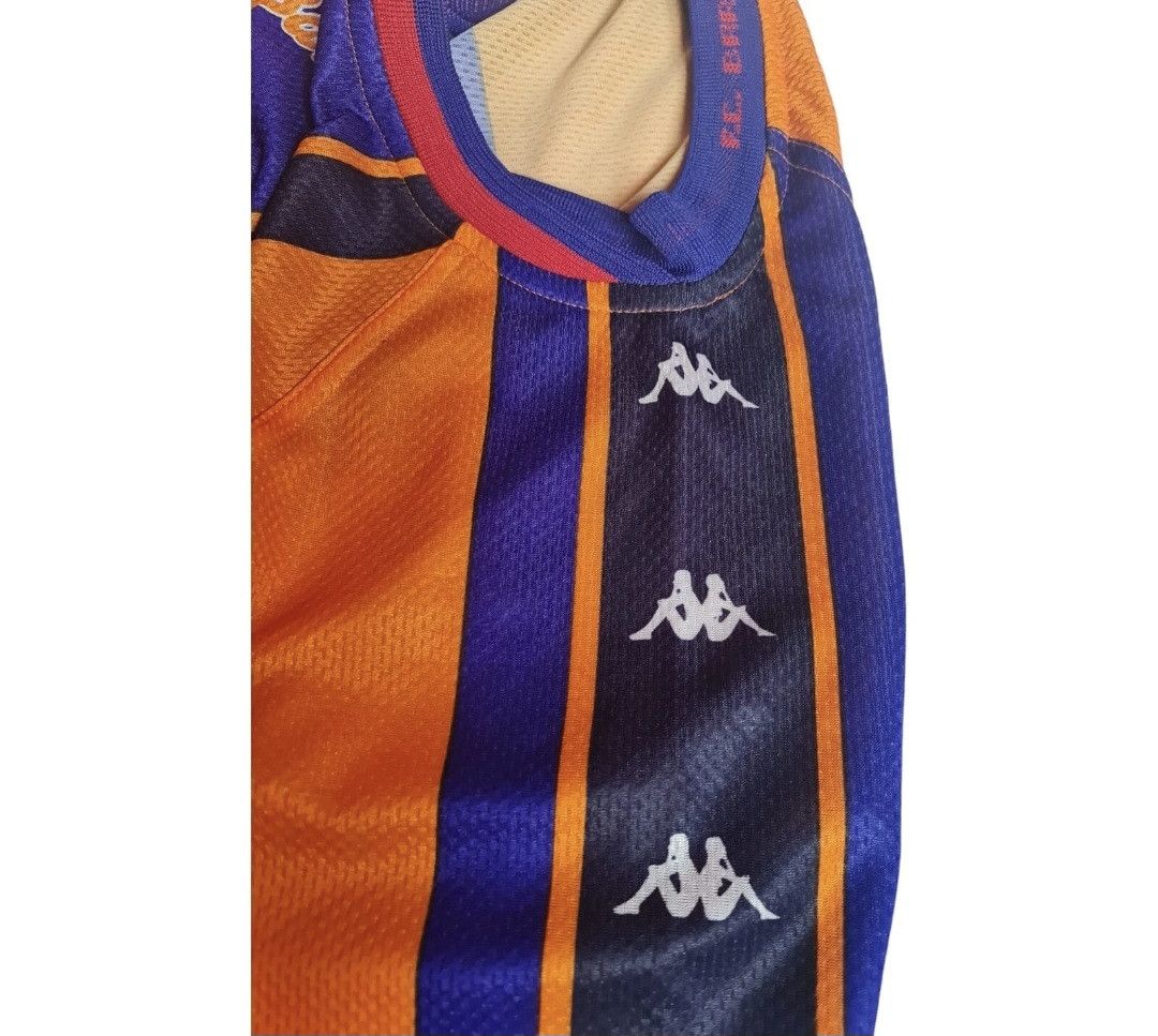 Kappa FC BARCELONA 96-97 Away Football Soccer Shirt Jersey Size US XXL / EU 58 / 5 - 7 Thumbnail