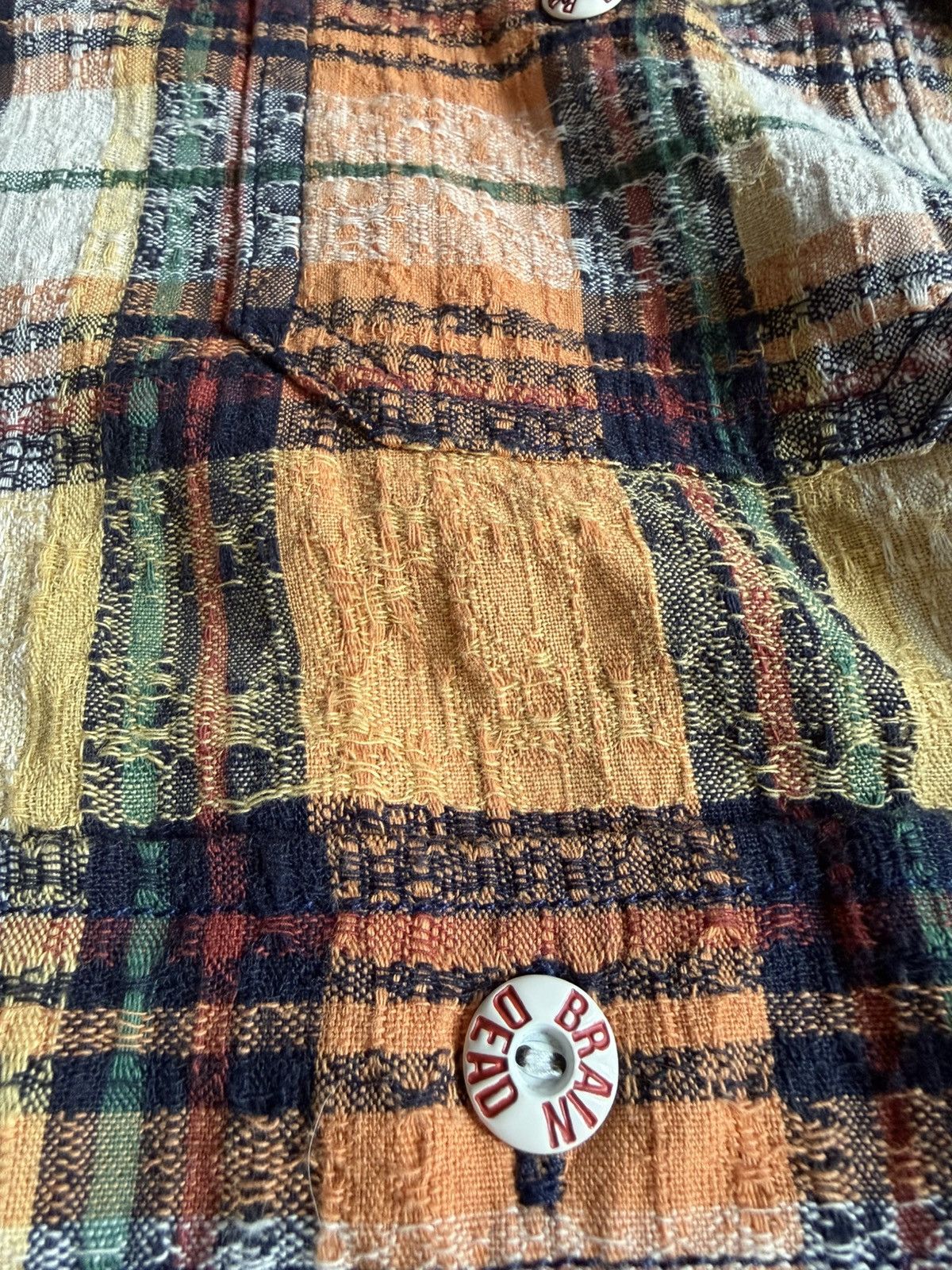 Brain Dead Crazy Rare Brain Dead Shirt Button Zip Flannel Size US S / EU 44-46 / 1 - 3 Thumbnail
