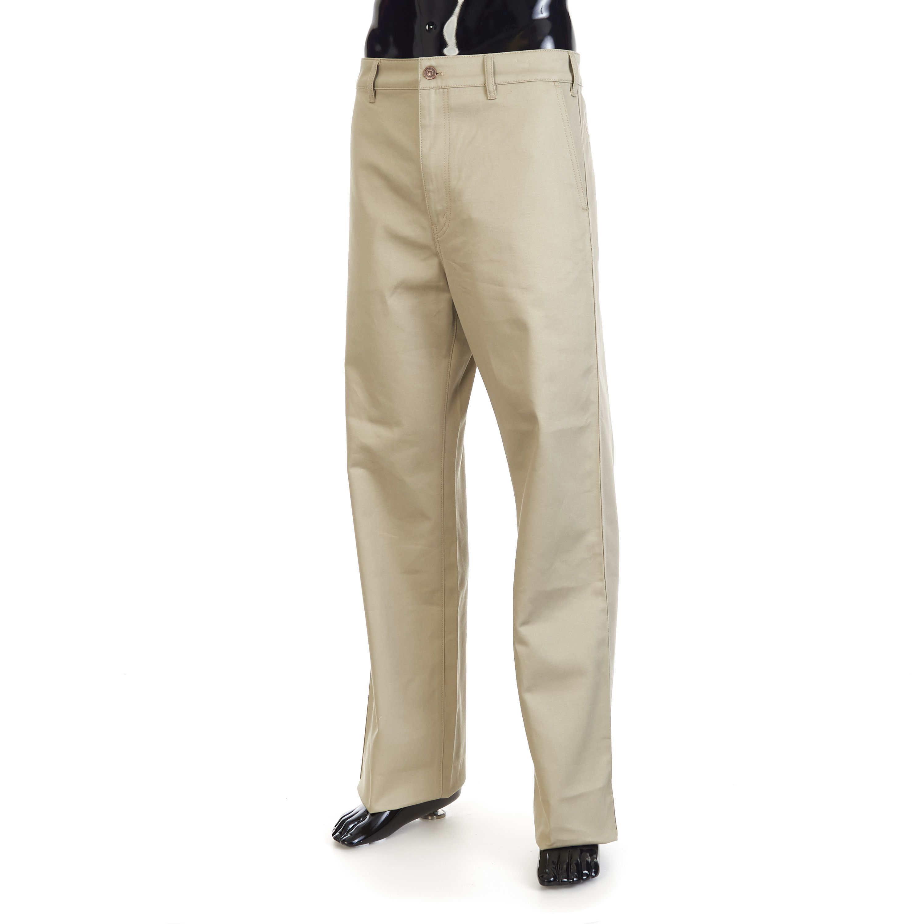 Celine Straight Chinos - Raw Wash Cotton Twill, Mid-Rise Size US 32 / EU 48 - 2 Thumbnail