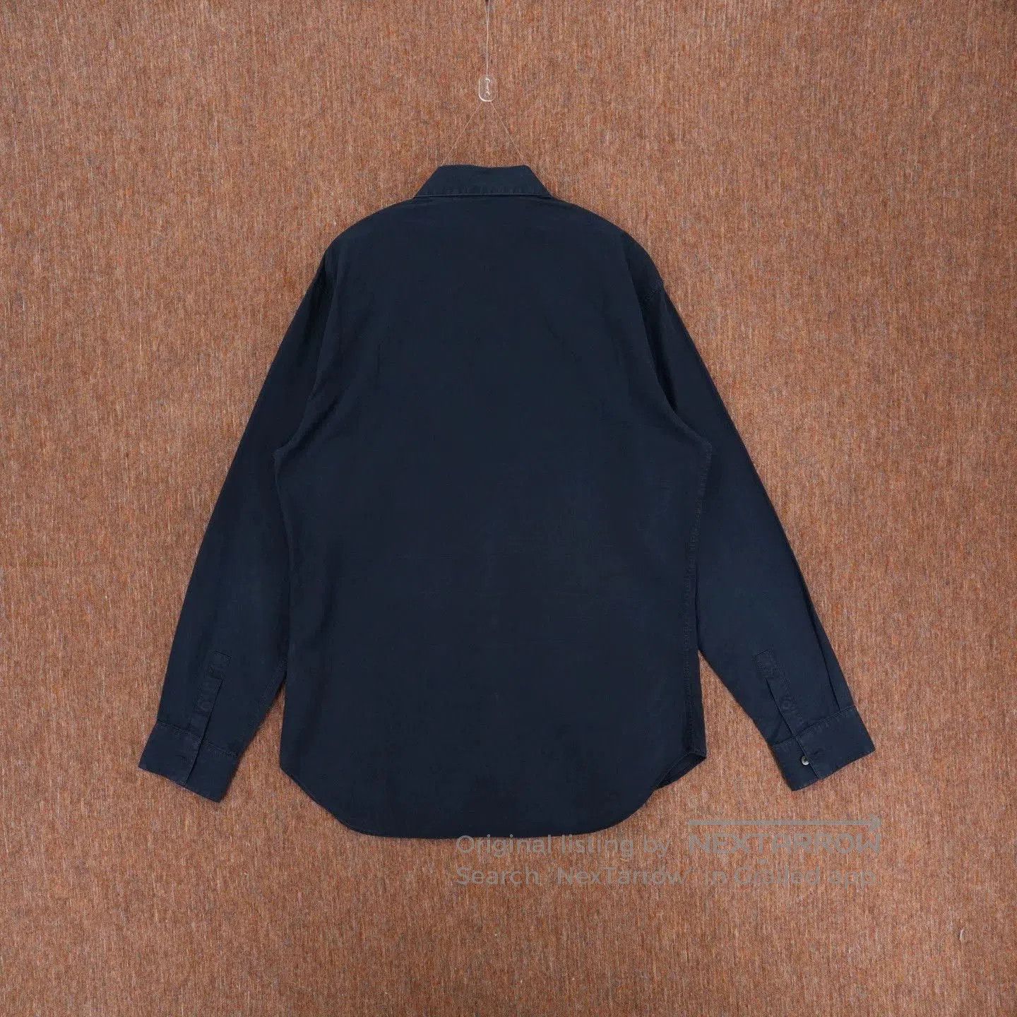 Dior dior logo printed dark blue shirt. Size US M / EU 48-50 / 2 - 2 Thumbnail