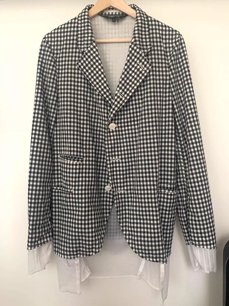 Comme des Garcons Comme Des Garcons 100% cotton fine plaid jacket Size US S / EU 44-46 / 1 - 2 Thumbnail