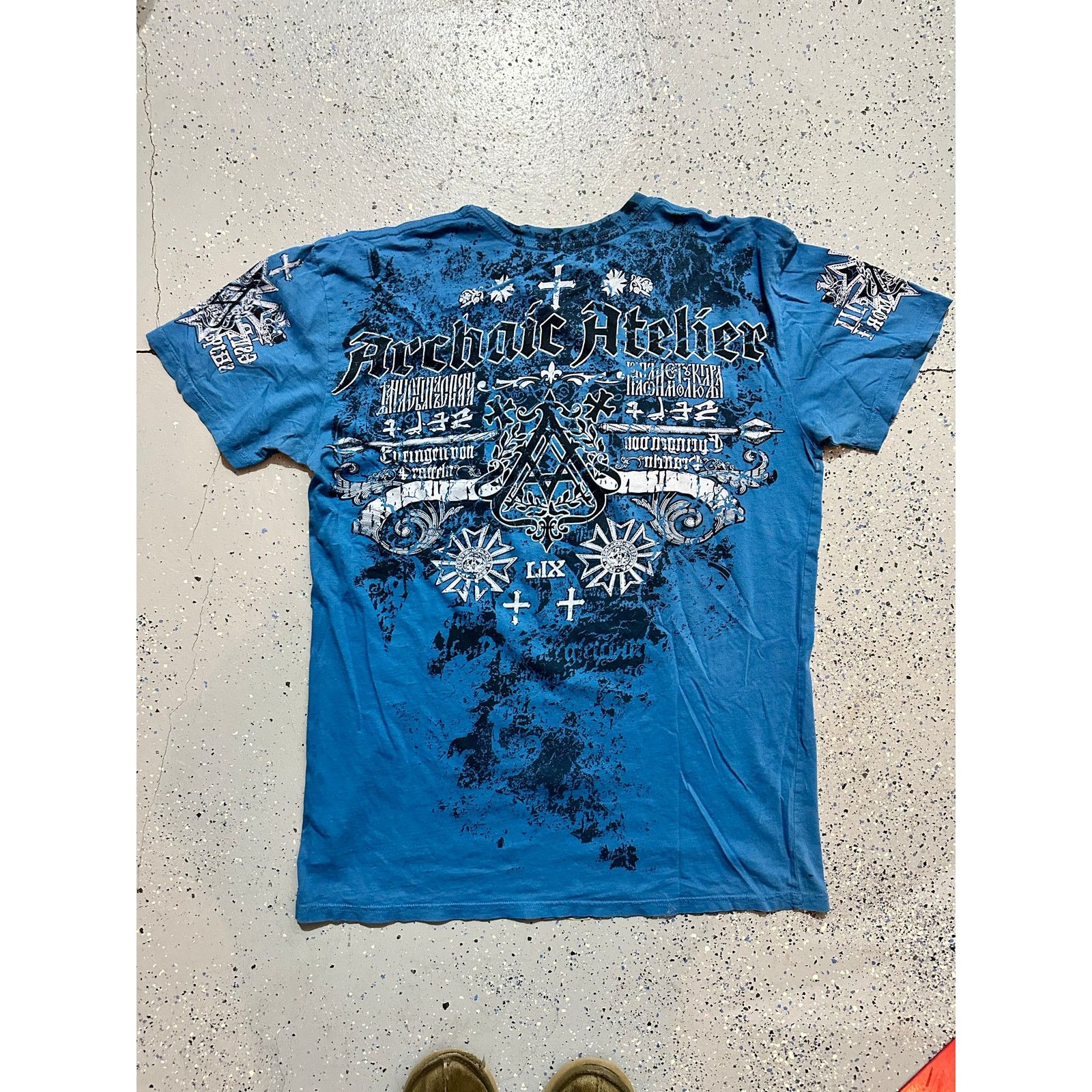 Affliction Vintage Y2K Affliction Skate Tee Size US XL / EU 56 / 4 - 2 Thumbnail