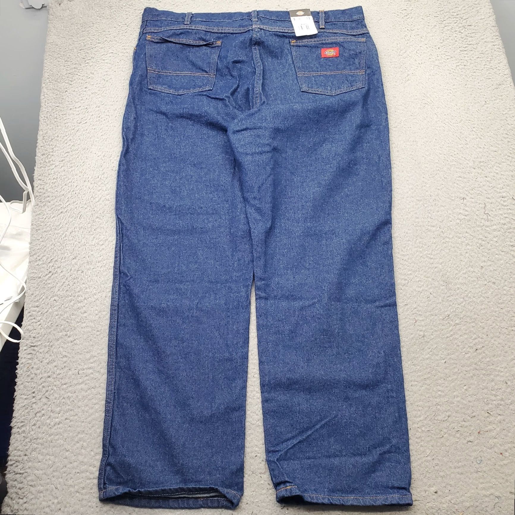 Dickies Dickies Jeans Men 40x30 Blue Denim Boho Straight Leg Relaxed CR393RNB Jeans Size 40 Men Blue Size US 40 / EU 56 - 2 Thumbnail