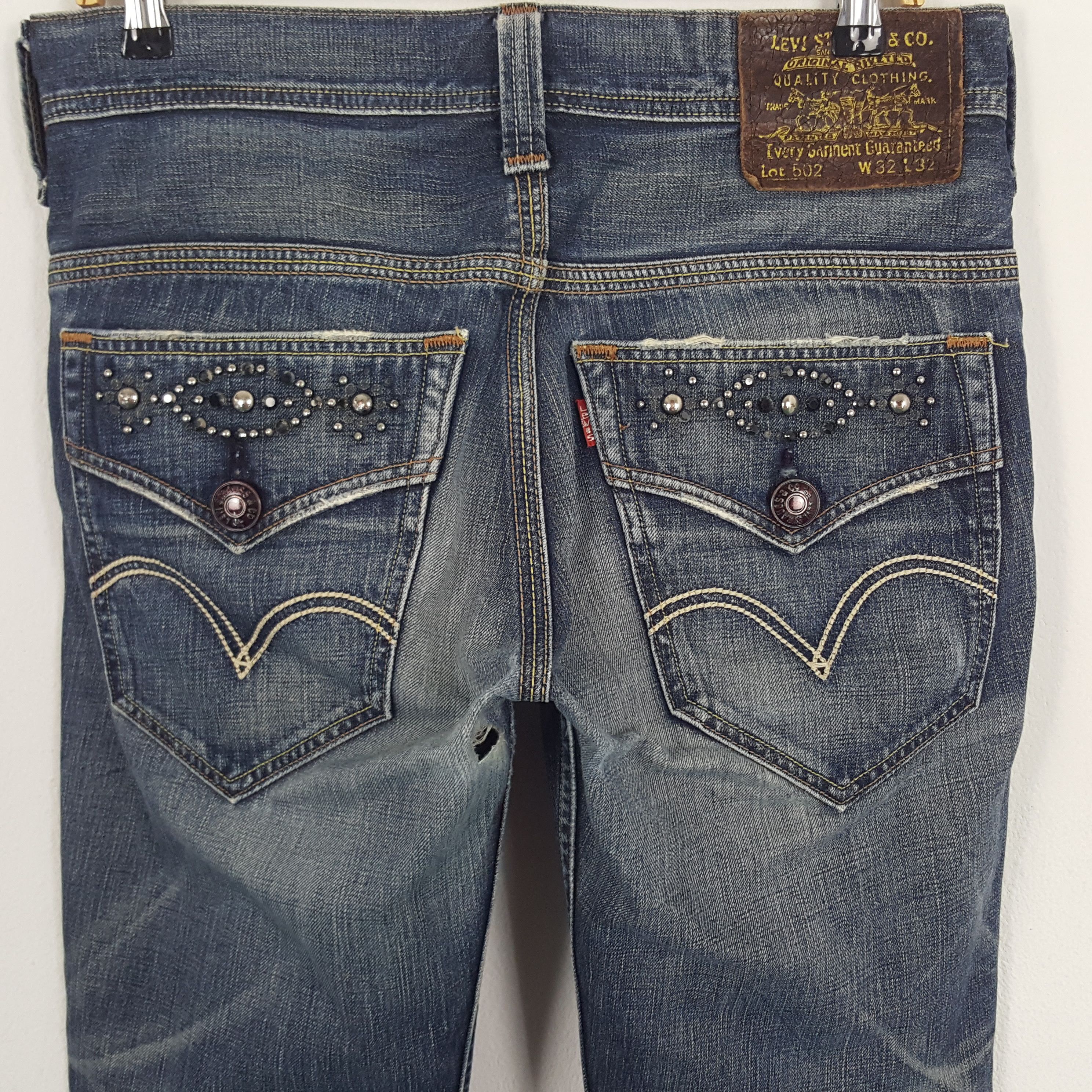 Levi's × Vintage Vintage Levi's American Distressed Style Grunge Denim Jeans Size US 33 - 5 Thumbnail