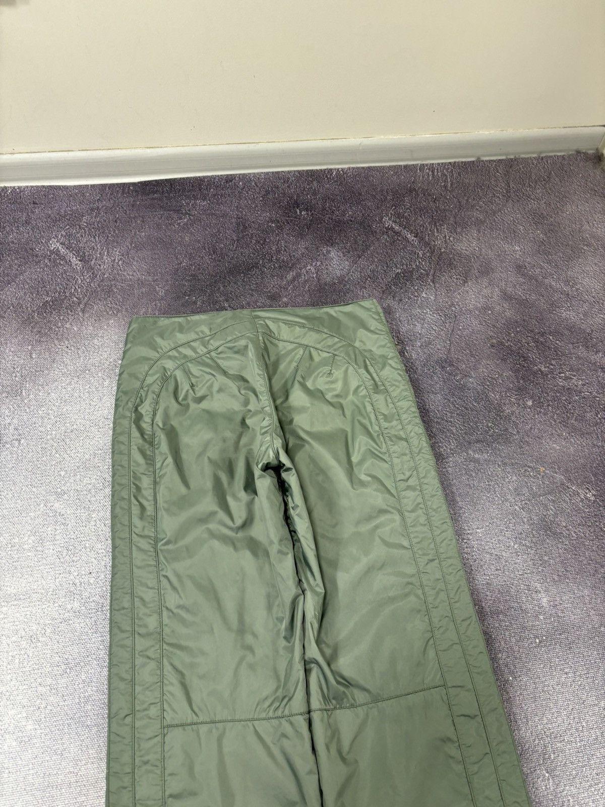JET SET Jet Set Women’s Sage Green Star Belted Outdoor Ski Pants Size 32" / US 10 / IT 46 - 16 Thumbnail
