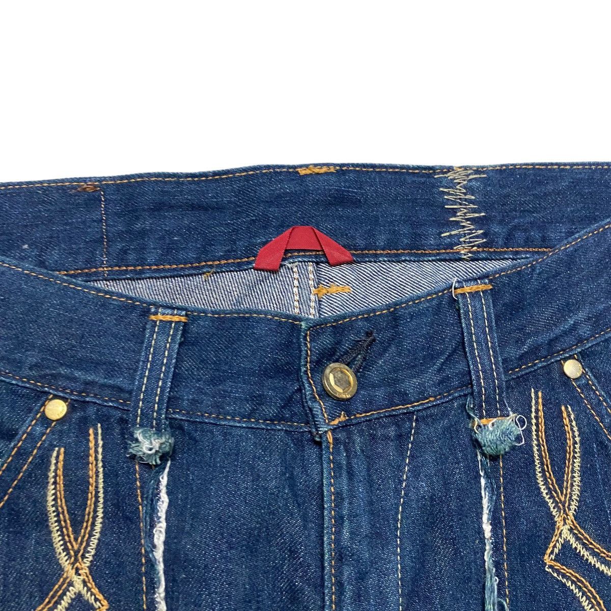 Edwin Vintage Edwin Denim Flare Jeans Tribal Embroidery Size US 32 / EU 48 - 16 Thumbnail