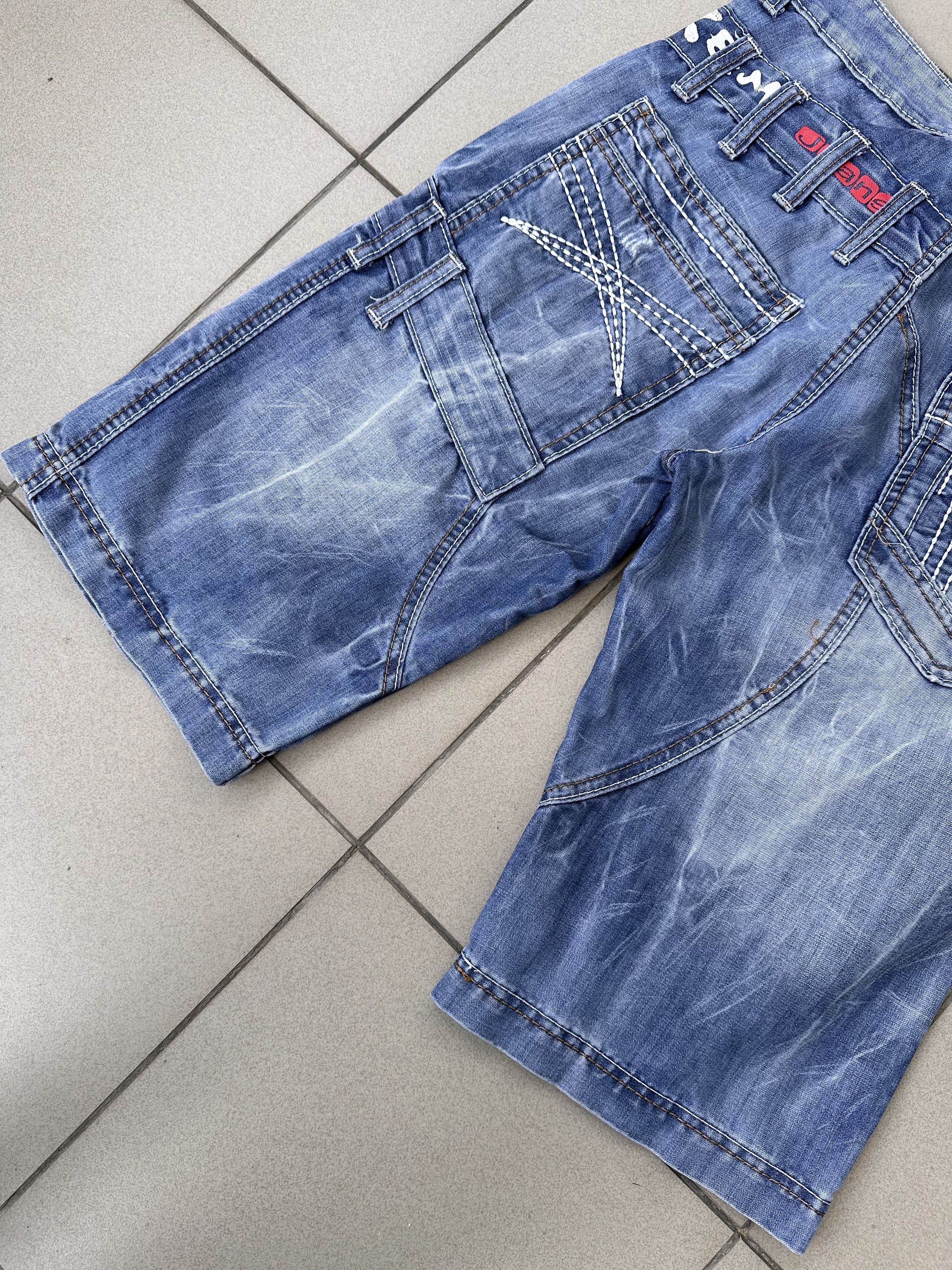 Vintage Vintage hip hop rap baggy shorts denim Kosmolupo Size US 30 / EU 46 - 3 Thumbnail