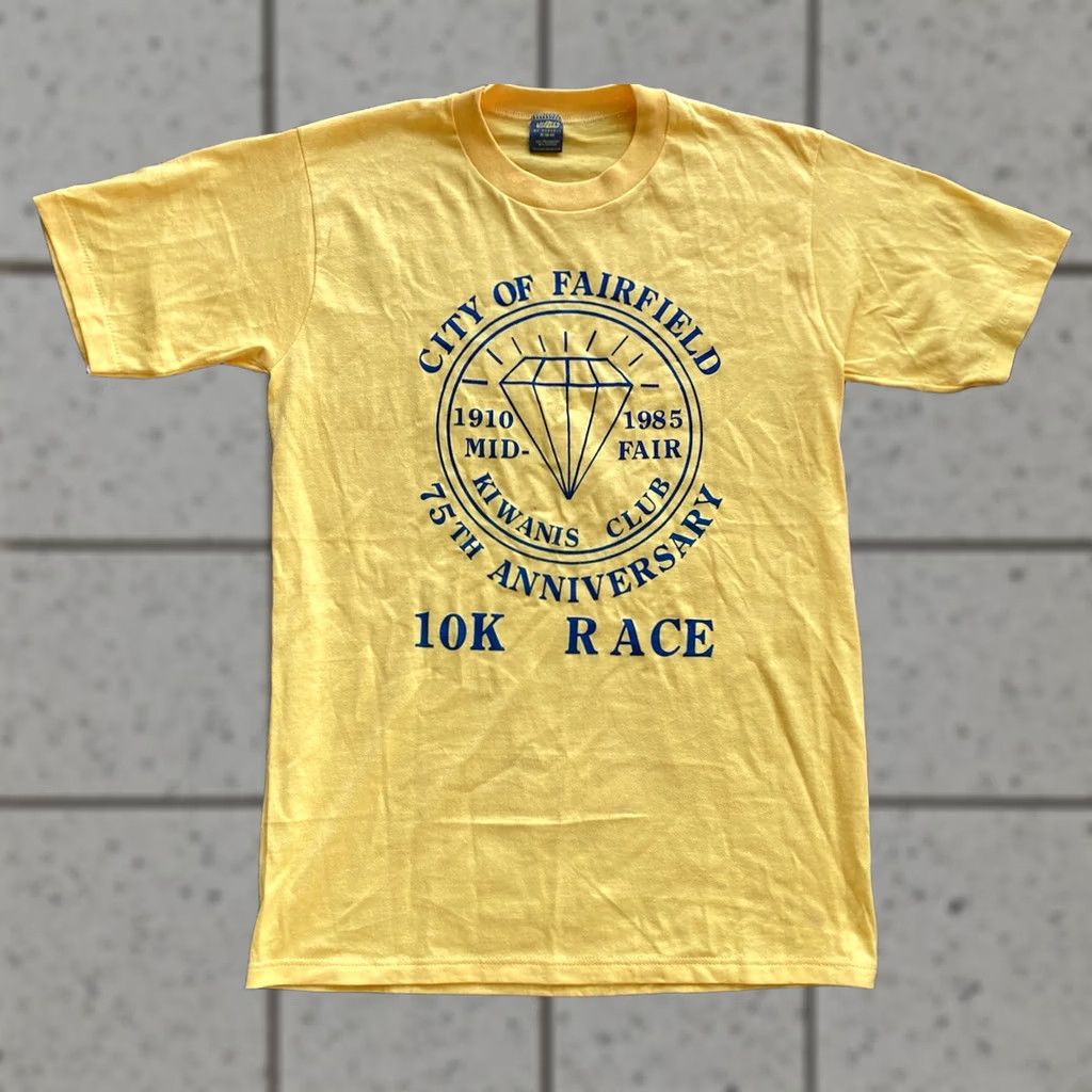 Jerzees VINTAGE Kiwanis Club Fairfield Shirt Sz Medium Birmingham USA Made Marathon Jersey? Size US M / EU 48-50 / 2 - 1 Thumbnail