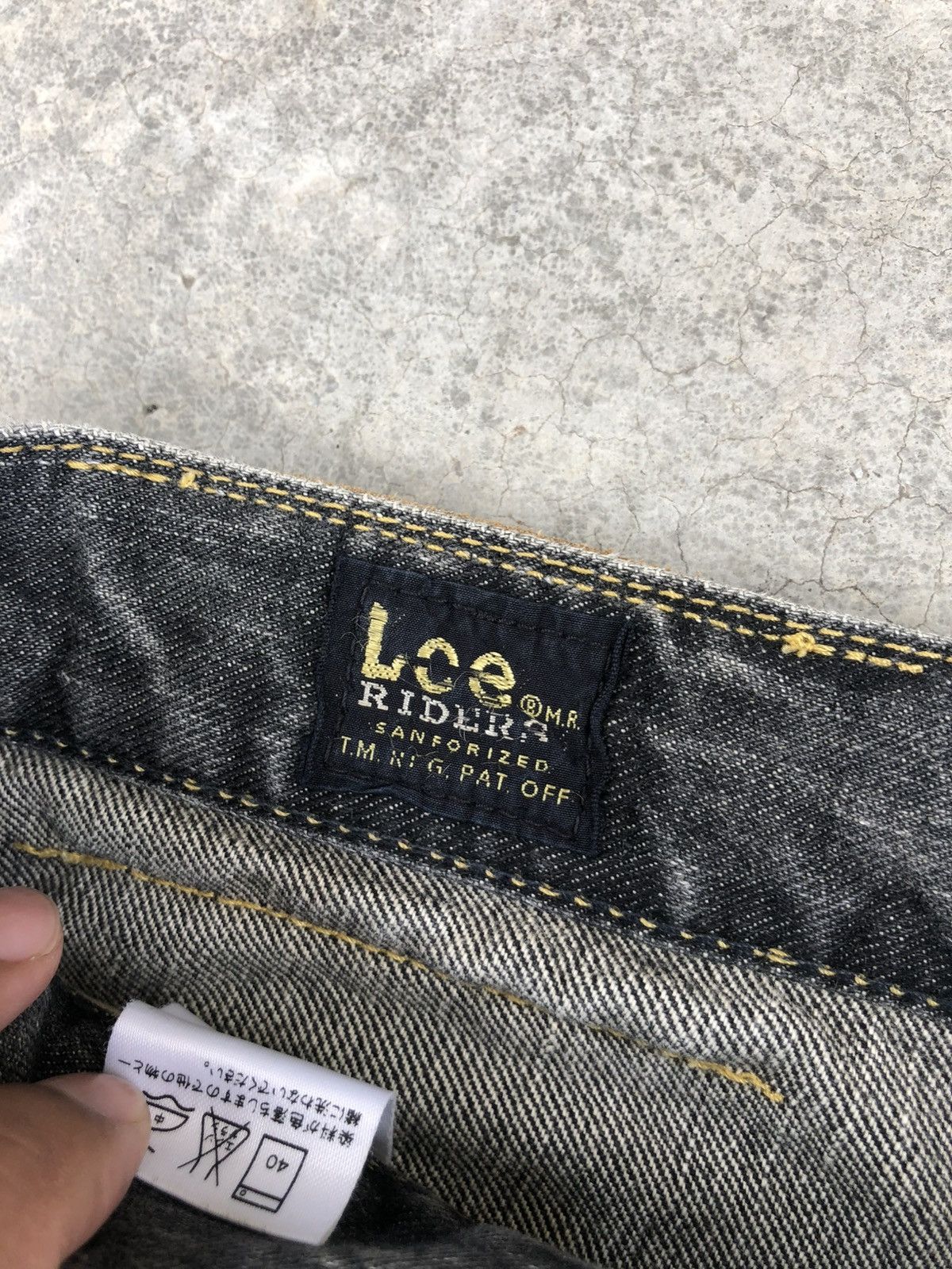 If Six Was Nine Lee Flared Jeans Bootcut Distressed Jeans Size US 33 - 19 Thumbnail