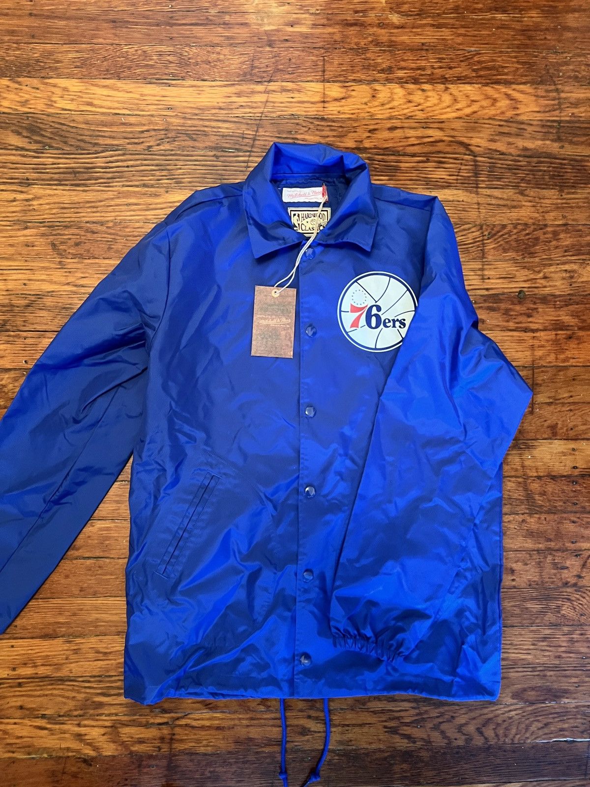 Mitchell & Ness 76ers Mitchell & Ness Hardwood Classic Jacket Size US S / EU 44-46 / 1 - 1 Thumbnail