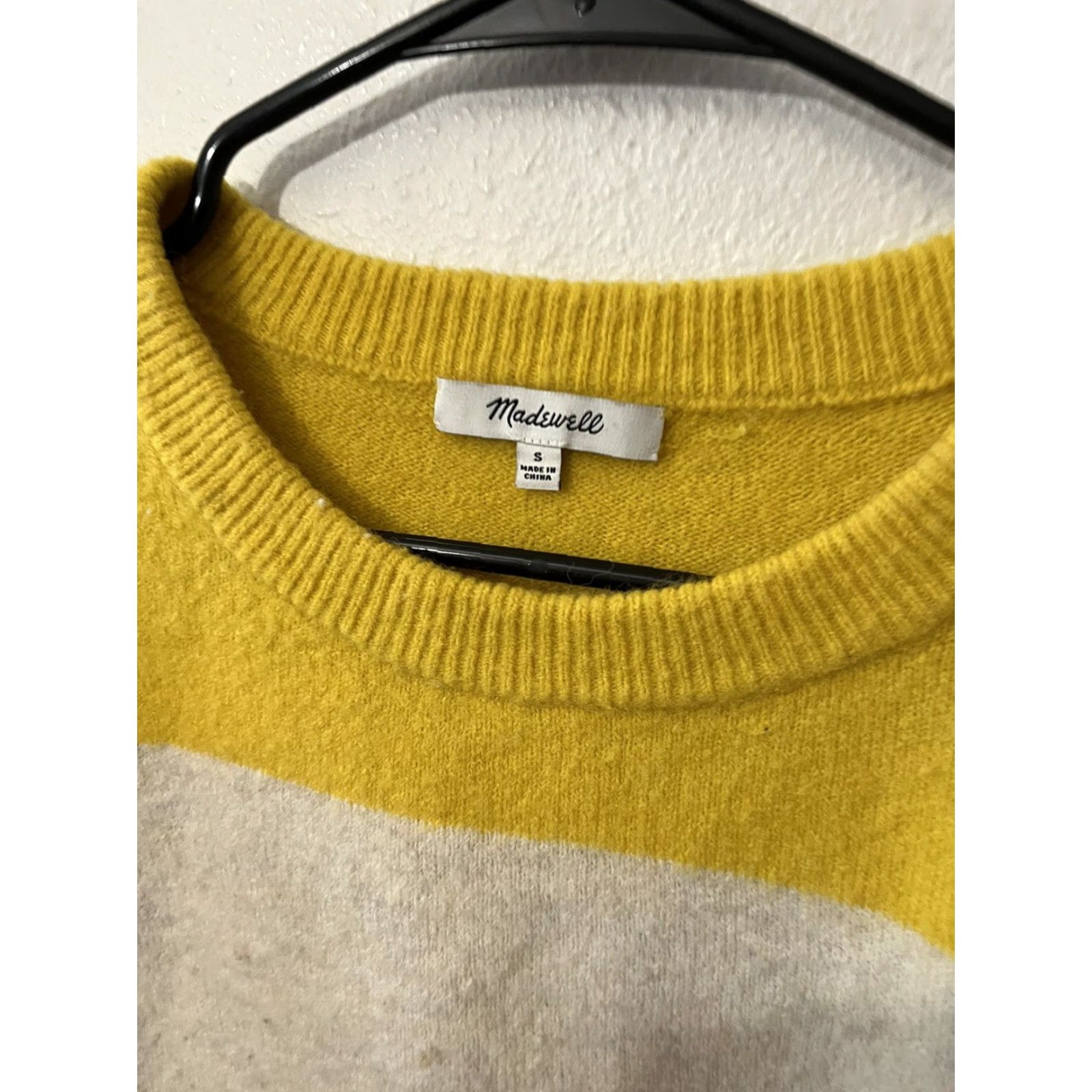 Madewell Madewell Womens Crofton Stripe Pullover Sweater Sz S Wool Alpaca Blend Size S / US 4 / IT 40 - 2 Thumbnail