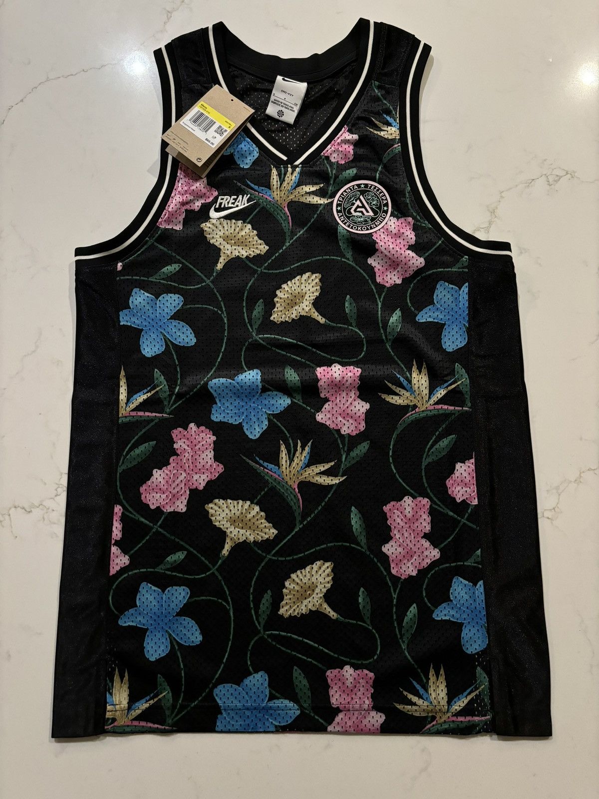 Nike Nike Giannis Antetokounmpo Floral Jersey Mens Size Small Grailed