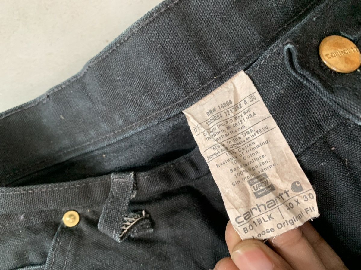 Carhartt vintage carhartt double knee b01 blk Size US 40 / EU 56 - 5 Thumbnail