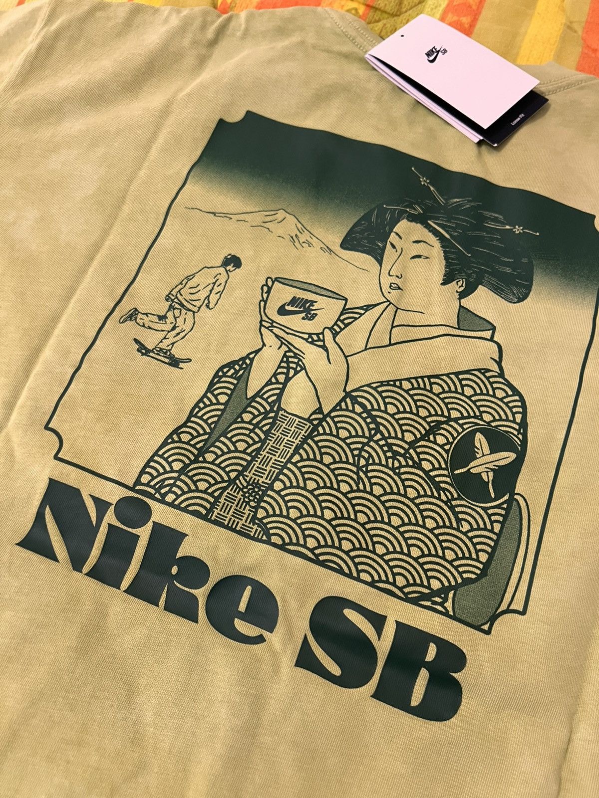 Nike SB Nike SB Yuto Horigome Tee Olive Aura matcha gheisa Japan Size US M / EU 48-50 / 2 - 10 Thumbnail