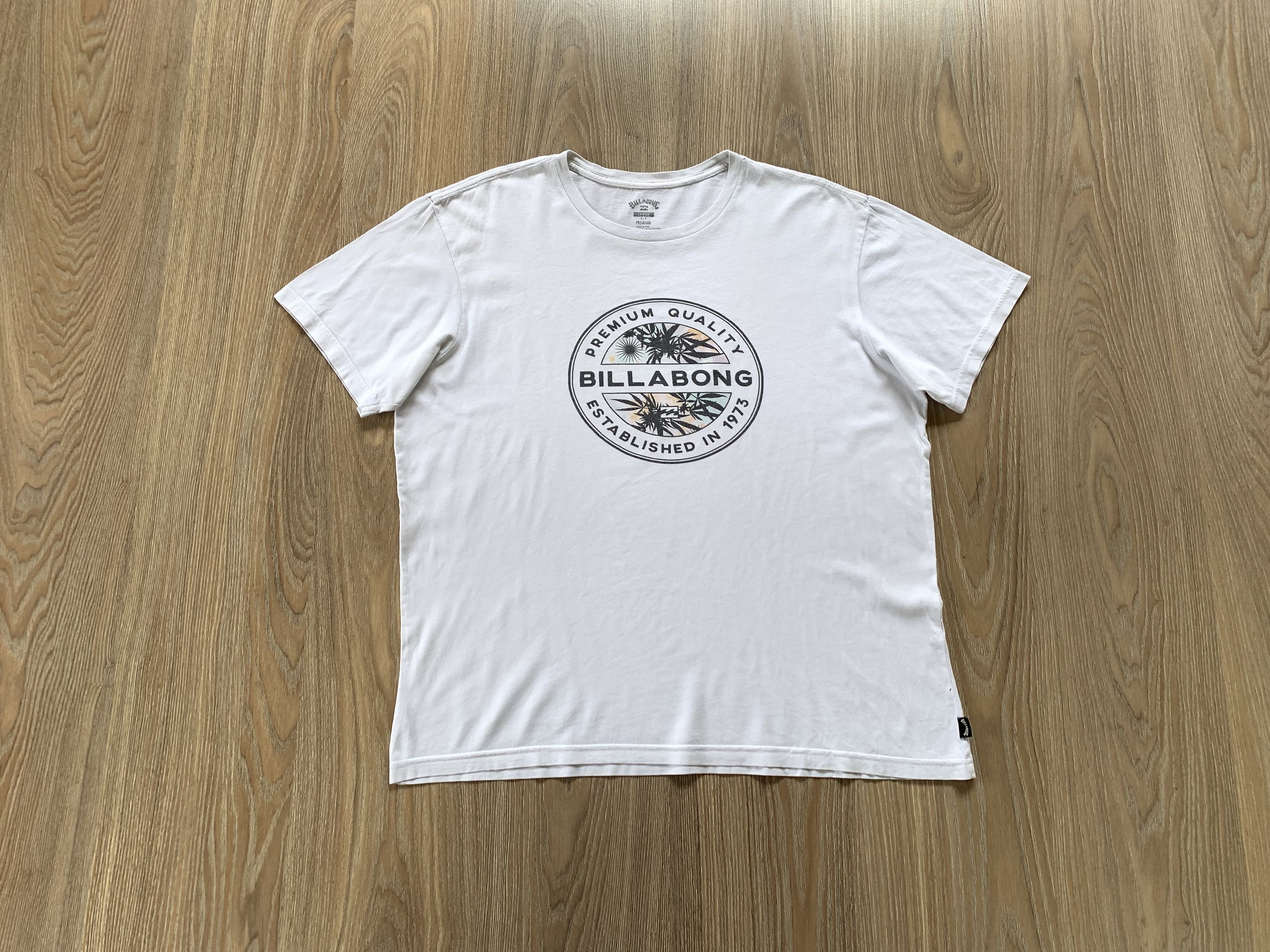 Billabong Billabong White Tee Shirt Size US L / EU 52-54 / 3 - 1 Thumbnail