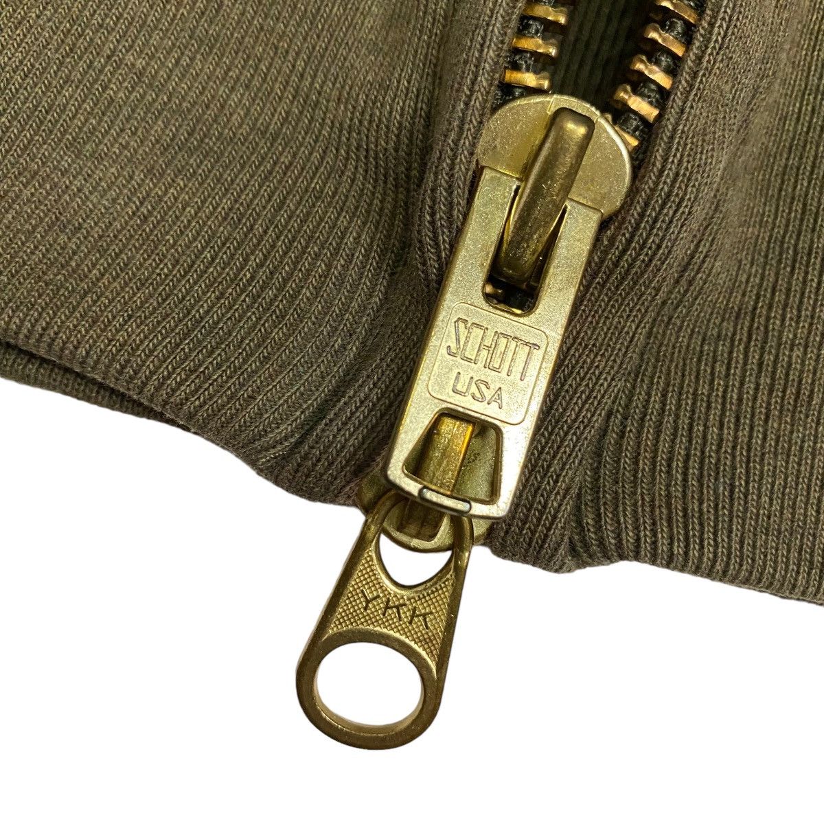 Schott Schott US Airforce style zipper sweater Size US M / EU 48-50 / 2 - 8 Thumbnail