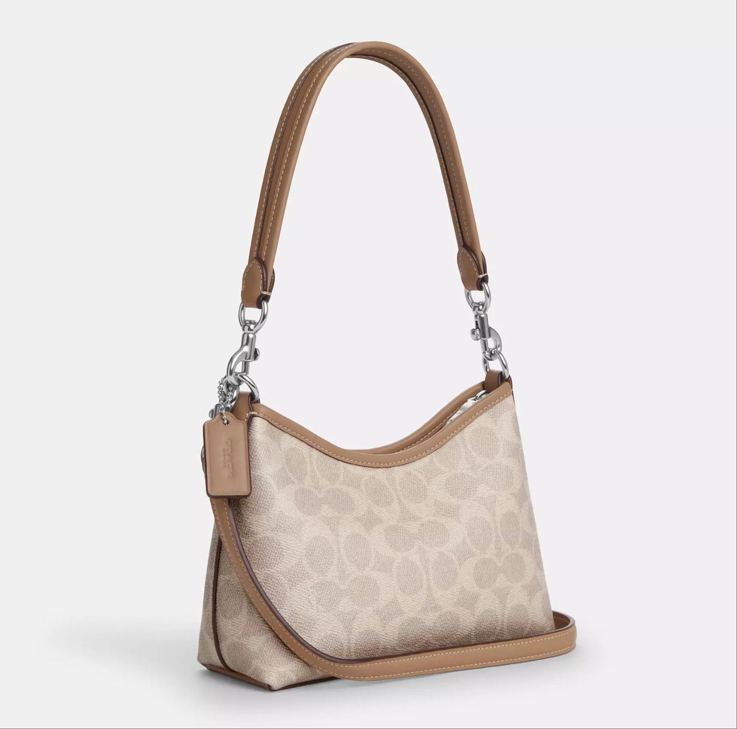 Coach Laurel Small Shoulder Bag In Signature Canvas CBH15 Size ONE SIZE - 10 Thumbnail