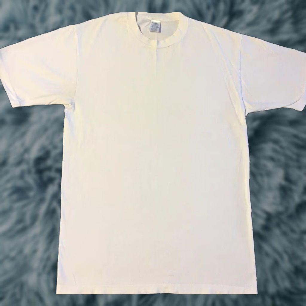 Vintage VINTAGE Shirt Men L White 90s Distressed Trendy Grunge Punk Biker Tattoo Track Trucker Skate Surf 80s 90s Size US L / EU 52-54 / 3 - 1 Thumbnail