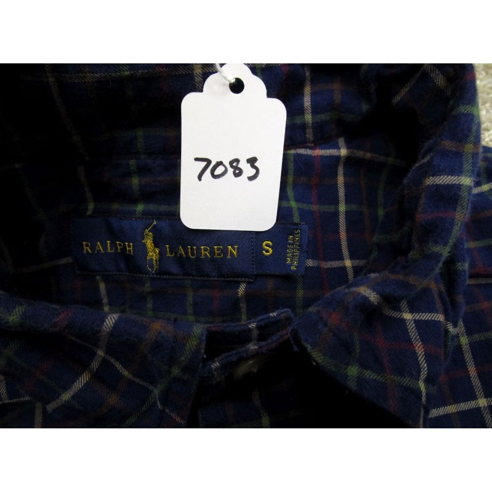 Ralph Lauren Ralph Lauren Shirt Men Small Blue Tattersall Check Long Sleeve Button Down Pony Size US S / EU 44-46 / 1 - 7 Thumbnail
