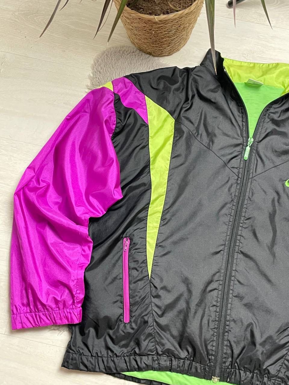 Nike × Vintage Nike Vintage 90’s Neylon Light Jacket Center Swoosh Y2K Size US M / EU 48-50 / 2 - 3 Thumbnail