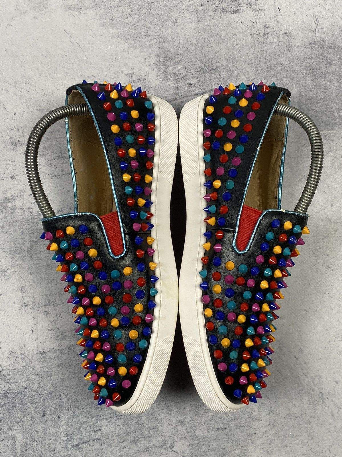Christian Louboutin Christian Louboutin Mens Shoes Spikes Roller Boat Slipon Size US 6.5 / EU 39-40 - 13 Thumbnail