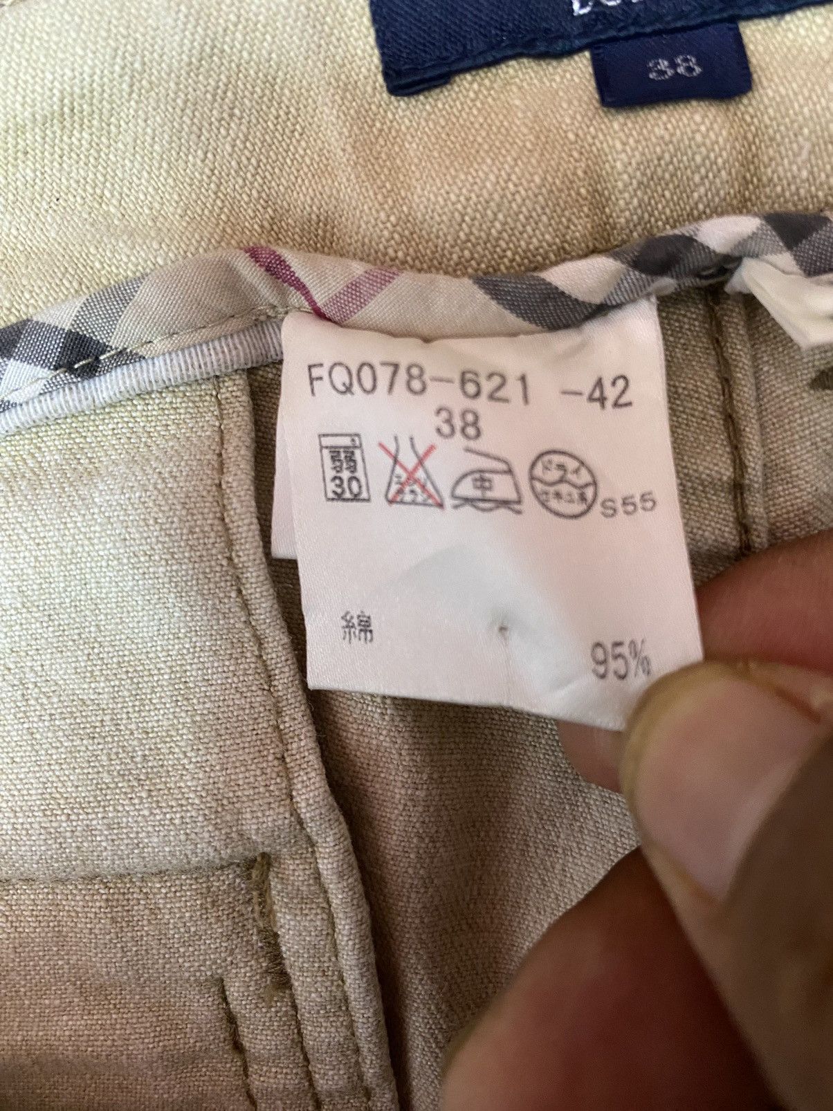 Burberry Burberry London Casual Cotton Pants Size 28" / US 6 / IT 42 - 8 Thumbnail