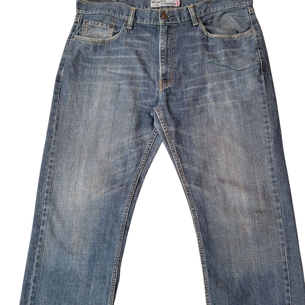 Levi's Levi's Relaxed Straight 100% Cotton Jeans Size 38/34 Men's Size US 38 / EU 54 - 6 Thumbnail
