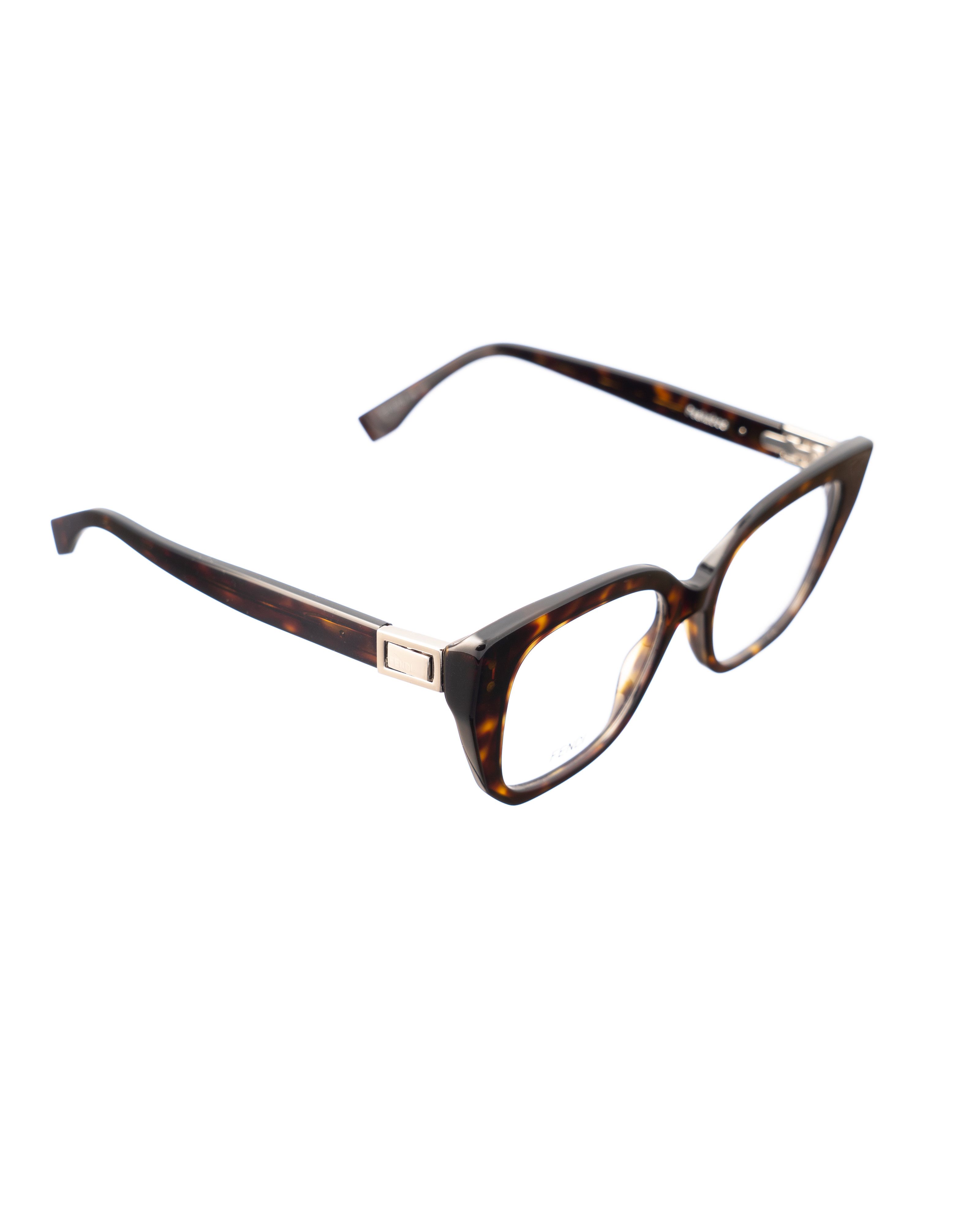Fendi Fendi 00s Oversized Havana Classic Glasses Size ONE SIZE - 1 Thumbnail