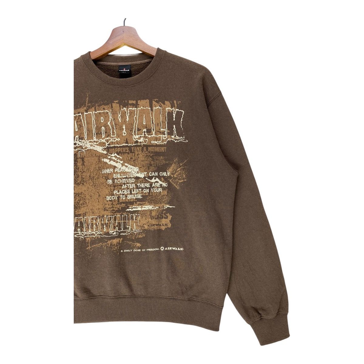 Airwalk Airwalk Sweatshirt Pullover Jumper Crewneck Size L Size US L / EU 52-54 / 3 - 4 Thumbnail