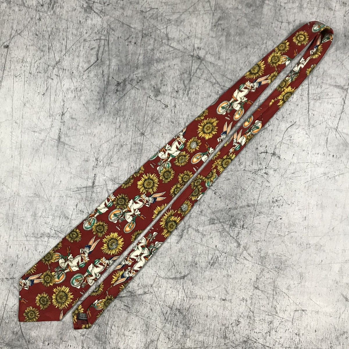 Warner Bros Vintage 1995 Bugs Bunny Looney Tunes Tie Size ONE SIZE - 9 Thumbnail