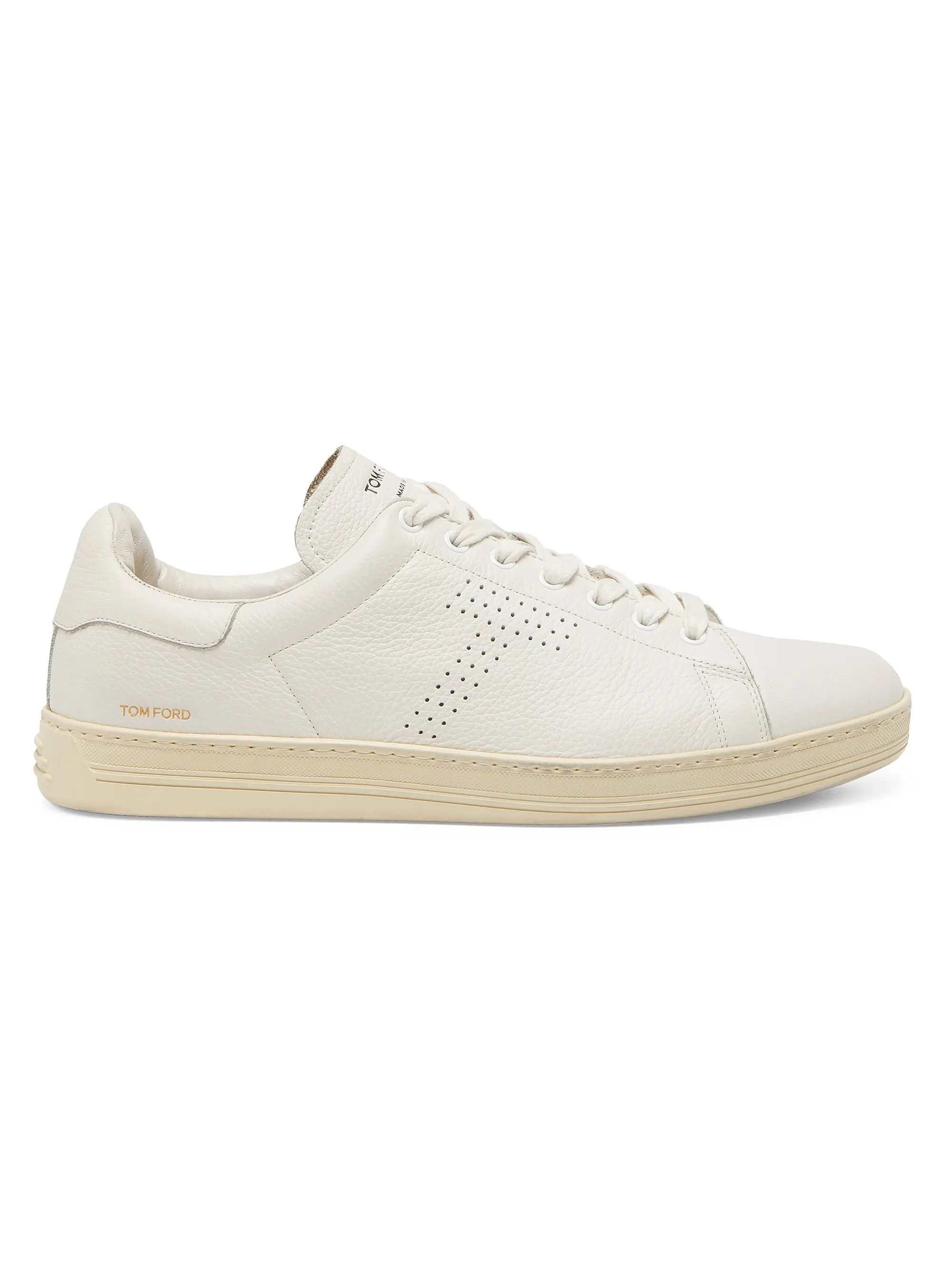 os11x0226 Size: 7.5 TF / Grain Leather Low-Top Sneakers