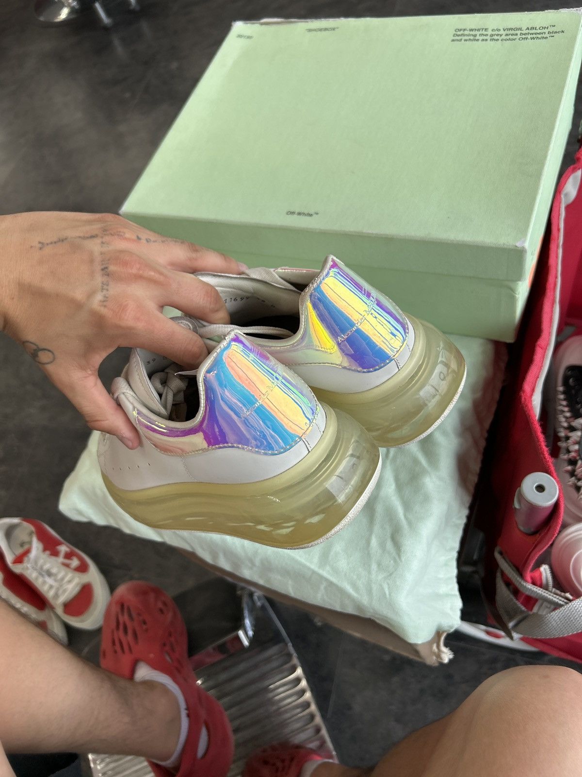 Alexander McQueen Alexander Mcqueen iridescent Size US 9 / IT 39 - 2 Thumbnail