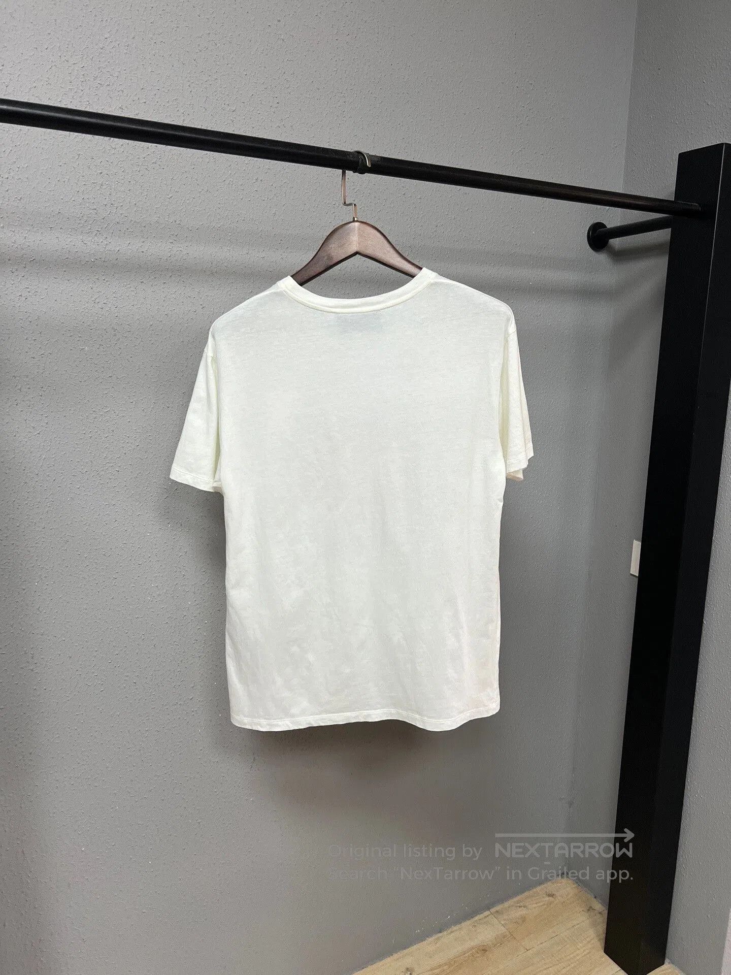 Gucci gucci white logo print short sleeve top. Size S / US 4 / IT 40 - 2 Thumbnail