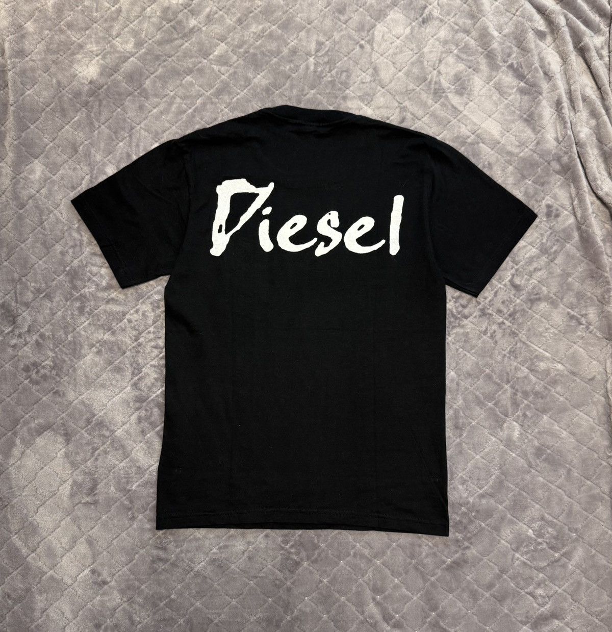 Diesel × Vintage Vintage Diesel Big Logo Tee Shirt Size US L / EU 52-54 / 3 - 4 Thumbnail