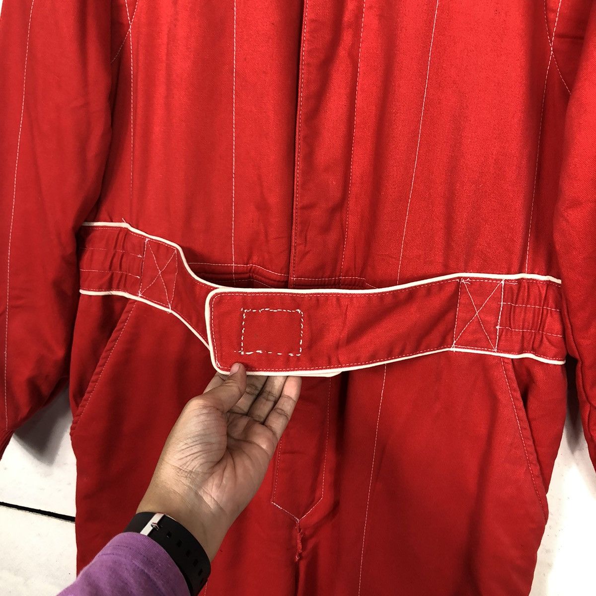 Japanese Brand 📌Vintage Coverall Racing Competition License A Racing Wear Size US 36 / EU 52 - 17 Thumbnail