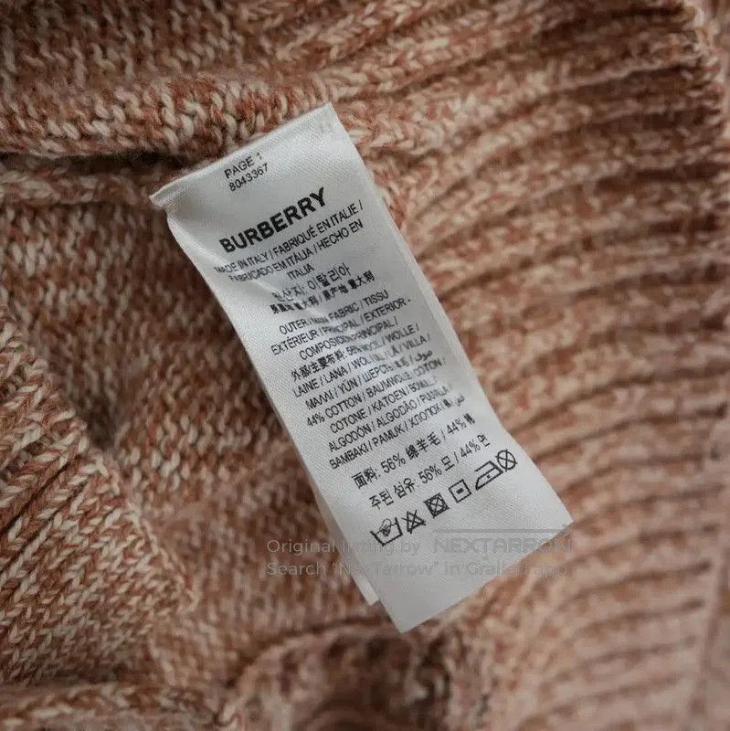 Burberry Burberry Camel Logo Long Sleeve Cardigan. Size XS / US 0-2 / IT 36-38 - 5 Thumbnail