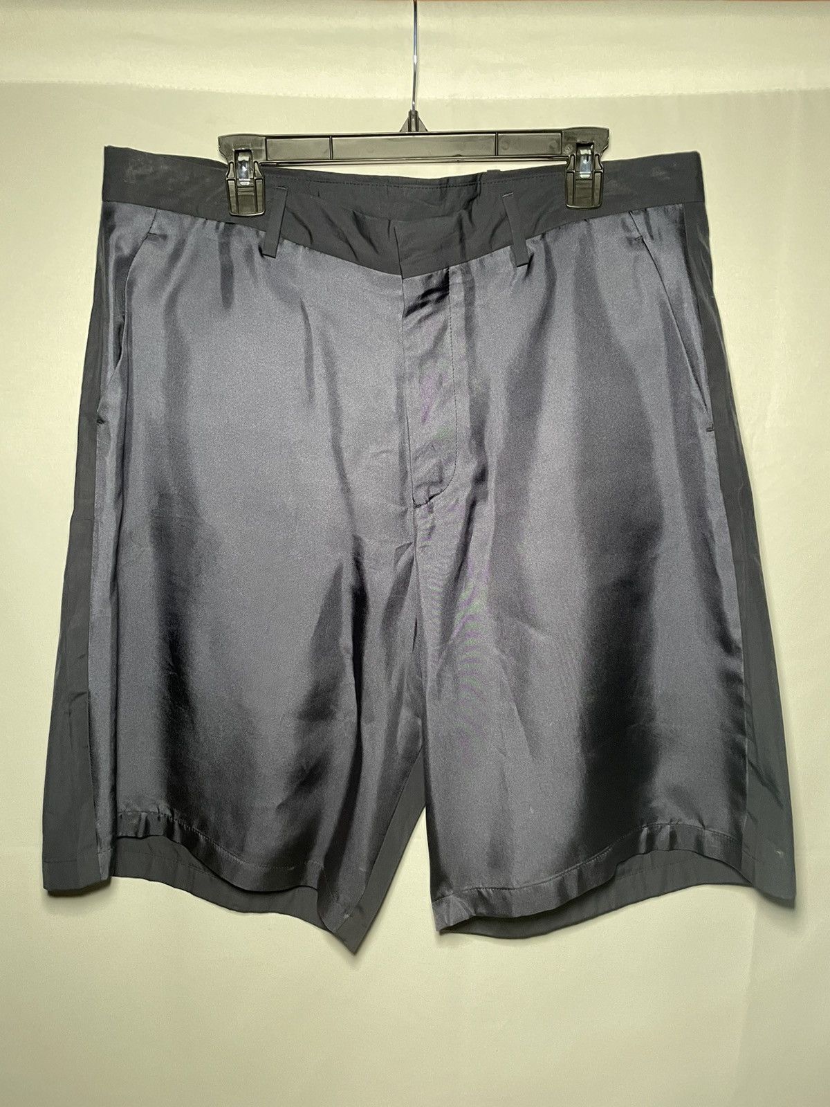 Prada Prada 2022 Silk Triangle Patch Shorts Size US 36 / EU 52 - 3 Thumbnail