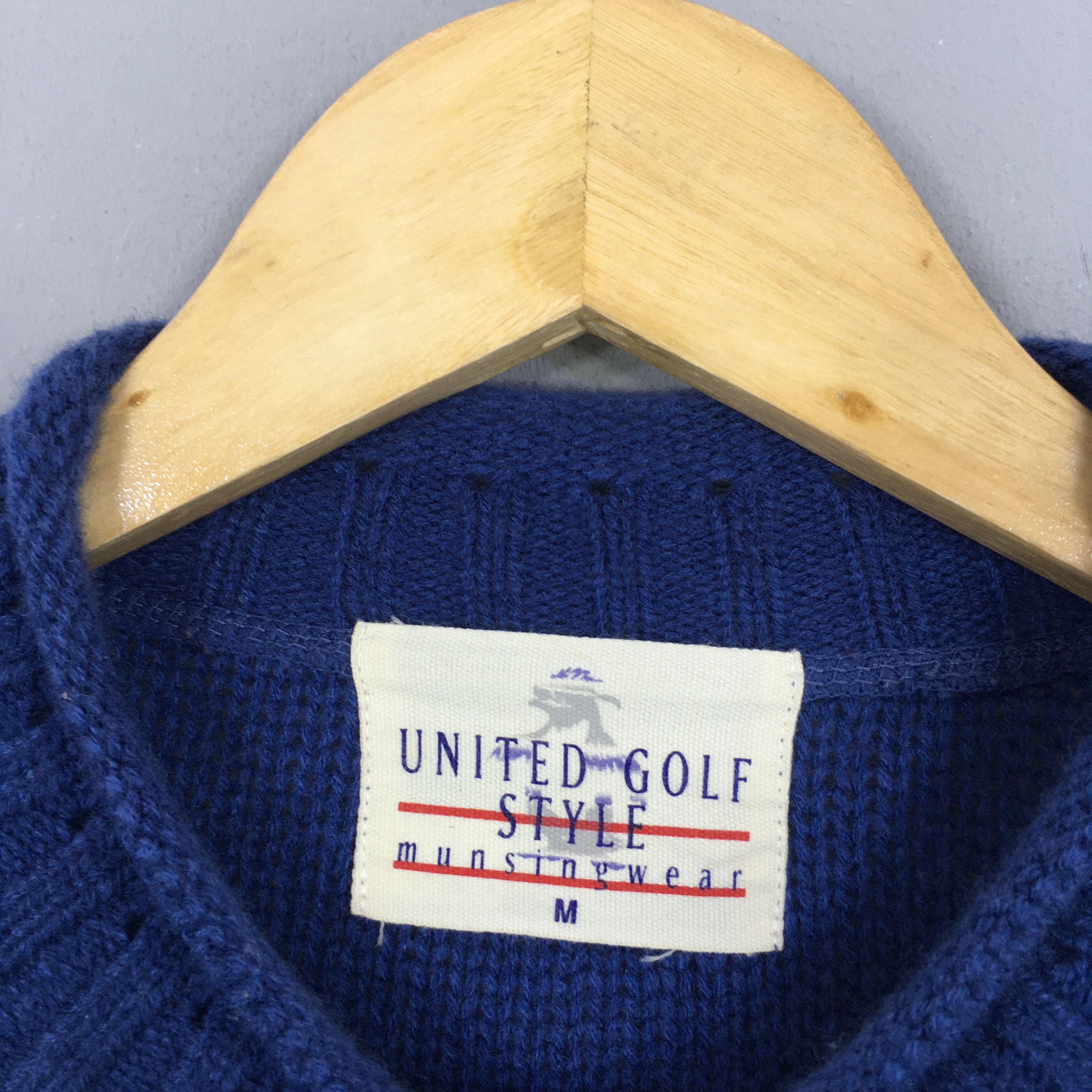 Vintage Vintage United Golf Munsingwear Knit Sweater Medium Size US M / EU 48-50 / 2 - 5 Thumbnail