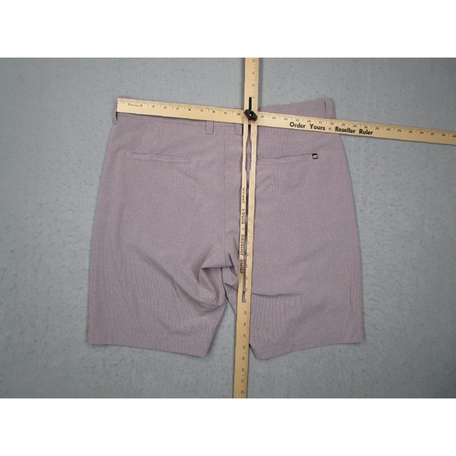 TravisMathew Travis Mathew Shorts 34 Red Flat Front 10" Walk Stretch Performance Golf Mens Size US 34 / EU 50 - 4 Thumbnail