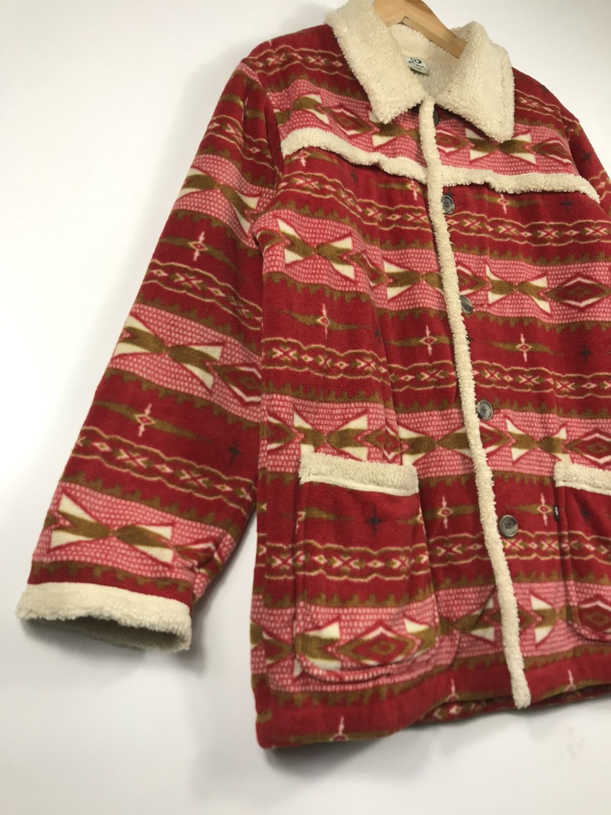 Vintage ⚡️Vintage Piko Hawaiian Navajo Sherpa Button Jacket Size US L / EU 52-54 / 3 - 2 Thumbnail