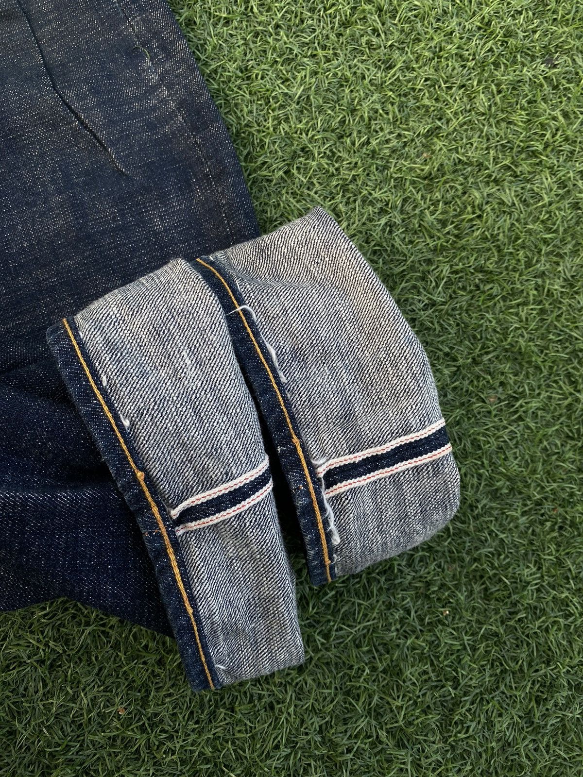 Evisu RARE EVISU BLUE DAICOCK SPECIAL WITH RED SELVEDGE DENIM Size US 27 - 14 Thumbnail