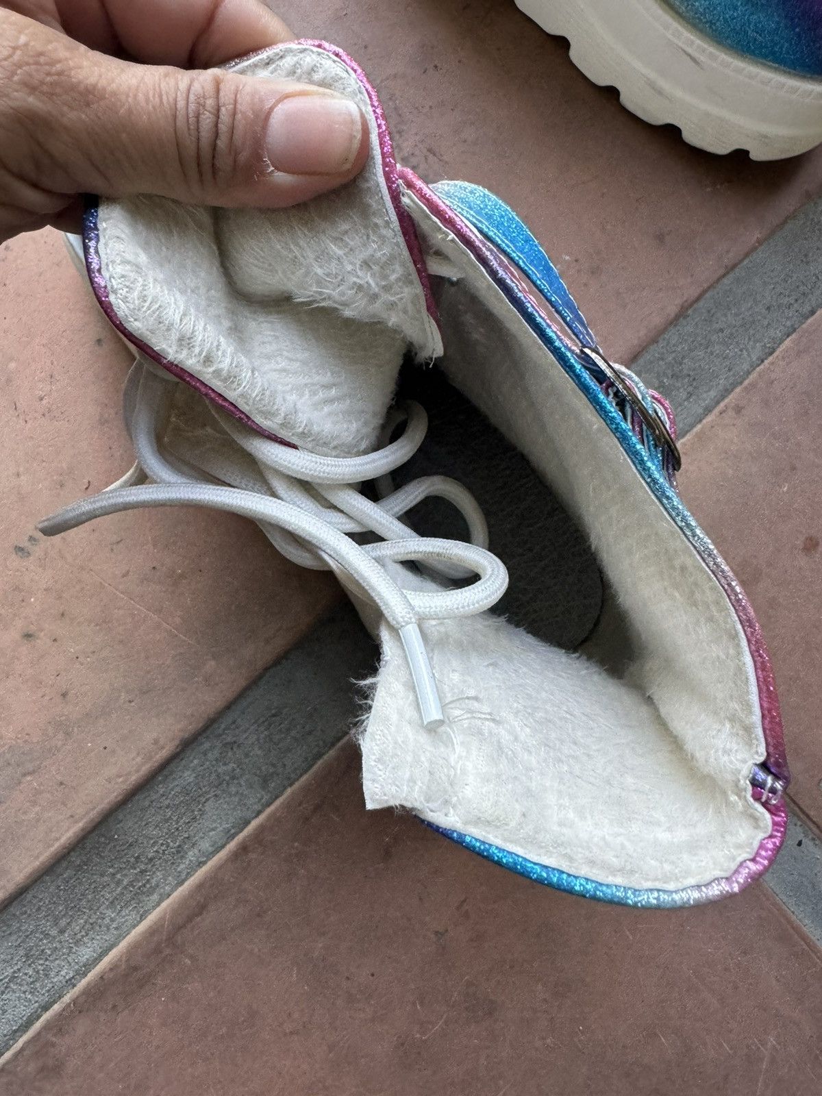 Other Rainbow Holographic Platform Shoes - 7/7.5 Size US 7.5 / IT 37.5 - 4 Thumbnail