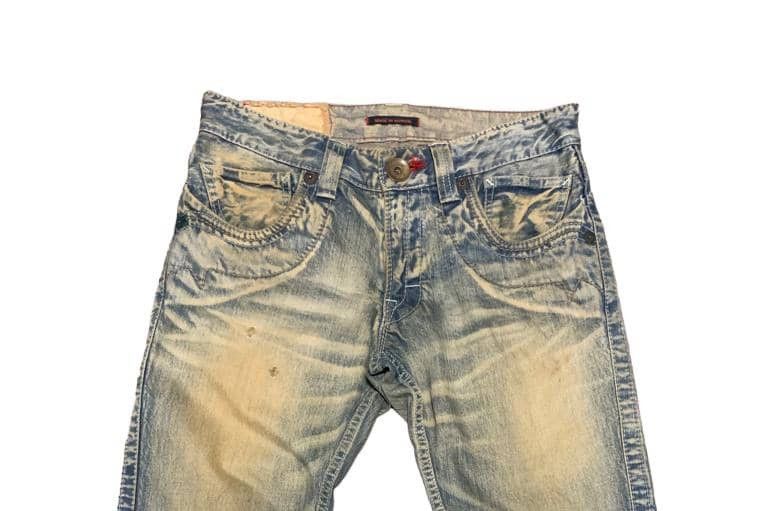 Japanese Brand Vintage 90s Blue Way Low Flare Bootcut Bell Bottom Jeans Size US 32 / EU 48 - 3 Thumbnail
