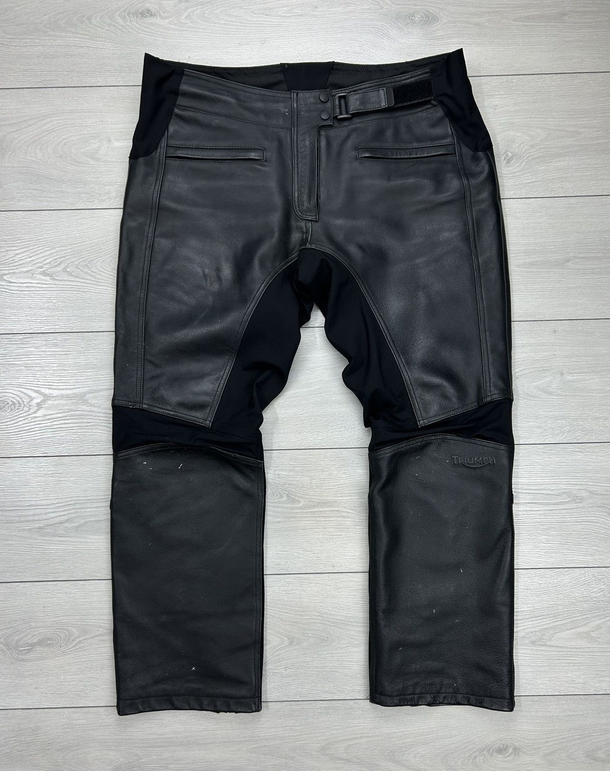 Leather Leather Moto Racing Black Pant Size XL Size US 36 / EU 52 - 1 Thumbnail