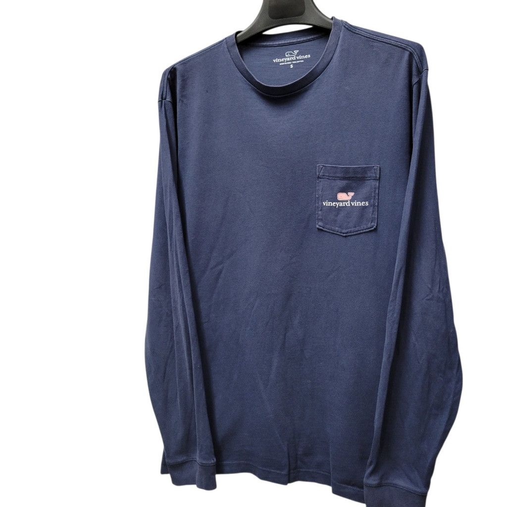 Vineyard Vines Vineyard Vines Men's Navy Long Sleeves T-Shirt Size Small Size US S / EU 44-46 / 1 - 2 Thumbnail