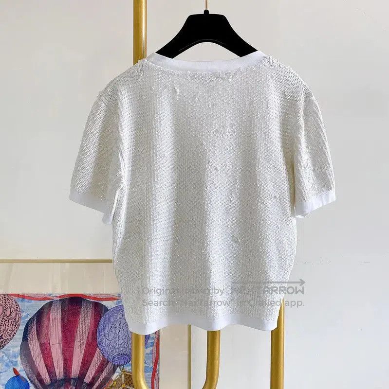 Louis Vuitton Louis Vuitton White Short Sleeve T. Size M / US 6-8 / IT 42-44 - 2 Thumbnail
