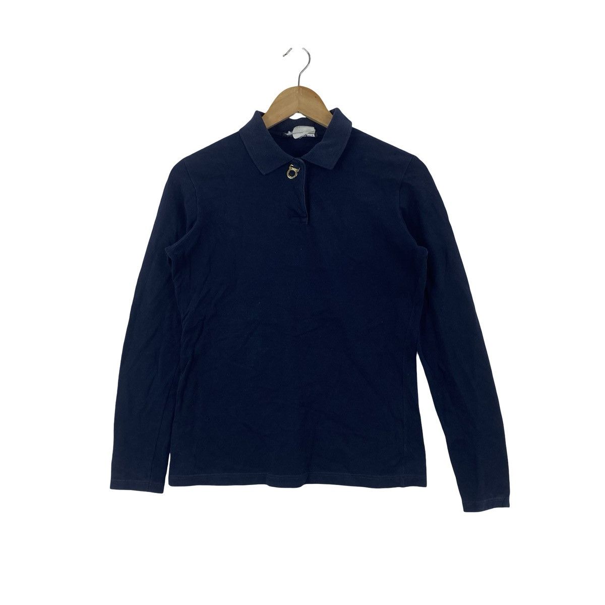 Salvatore Ferragamo SALVATORE FERRAGAMO Made in Italy Polo Shirt With Gancini Size US S / EU 44-46 / 1 - 1 Thumbnail