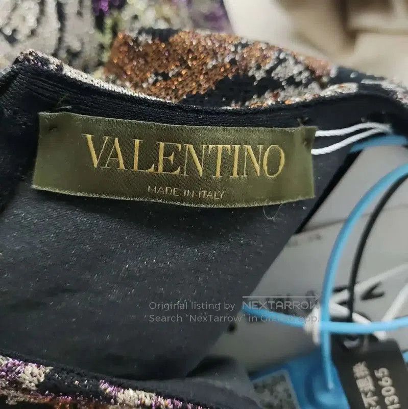 Valentino Valentino Color Block Long Sleeve Top . Size L / US 10 / IT 46 - 3 Thumbnail
