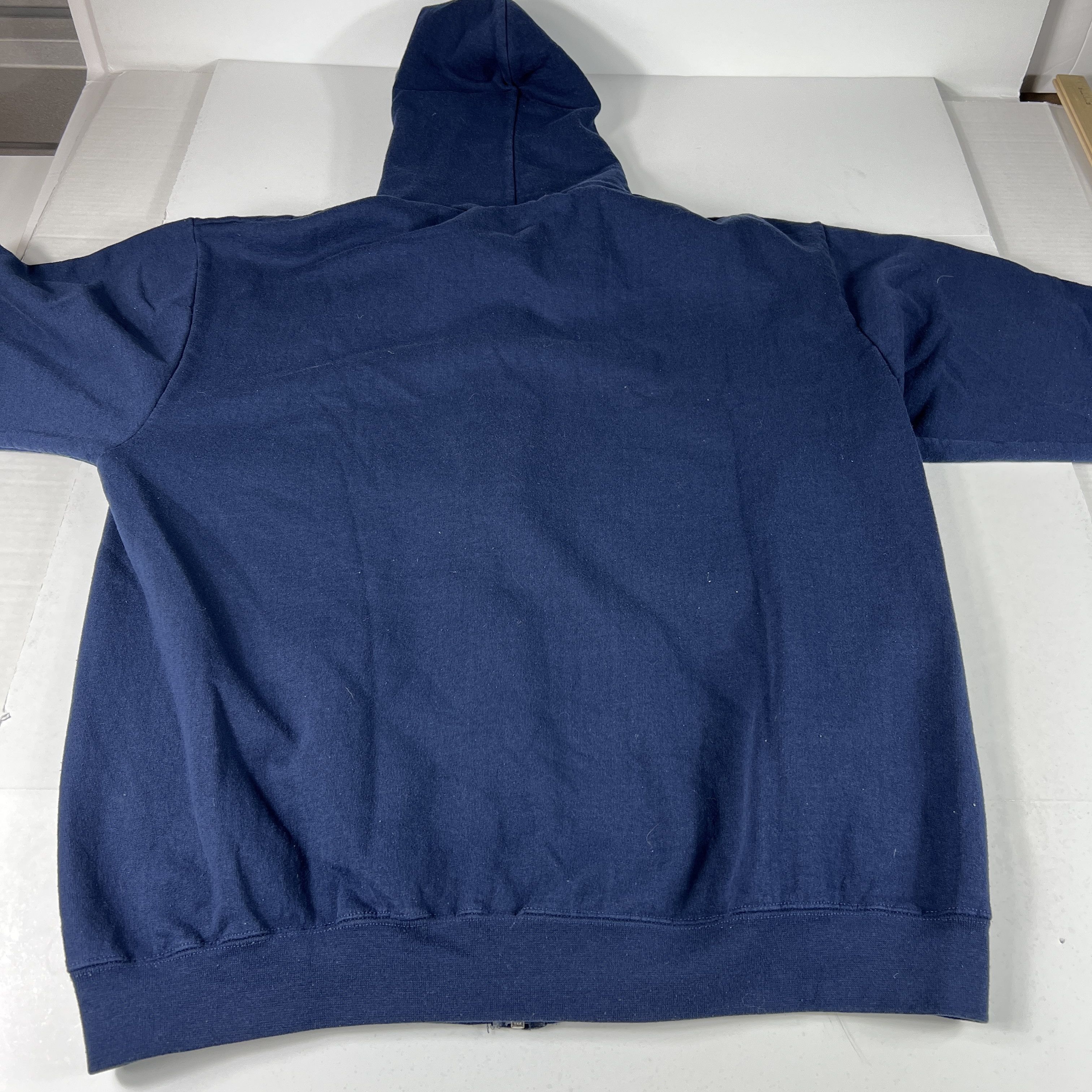 NFL Y2K NFL New England Patriots Sweater Faded Full Zip Hoodie Size US M / EU 48-50 / 2 - 11 Thumbnail