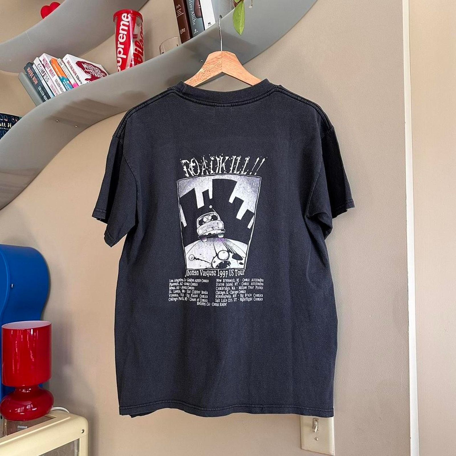 Band Tees × Vintage Vintage 1997 Jhonen Vasquez Road Kills Shirt Size US M / EU 48-50 / 2 - 4 Thumbnail